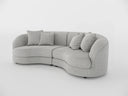 Chloe Curved 3 Seater Sofa