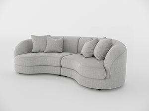 Chloe Curved 3 Seater Sofa