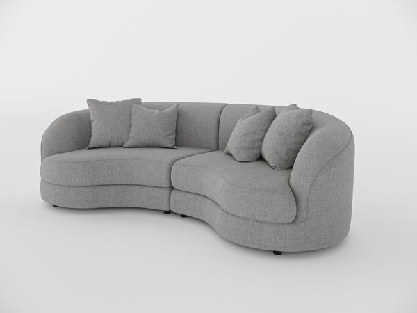 Chloe Curved 3 Seater Sofa