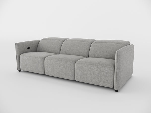 Delilah Electric Recliner Three Seater Sofa