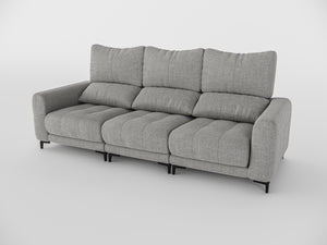 Nathan Compact Recliner Three Seater Sofa