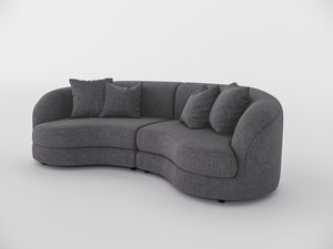 Chloe Curved 3 Seater Sofa