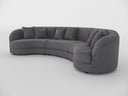 Chloe Curve Three Seater Sofa
