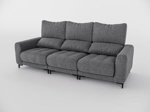 Nathan Compact Recliner Three Seater Sofa