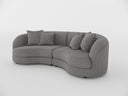 Chloe Curved 3 Seater Sofa