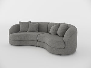 Chloe Curved 3 Seater Sofa