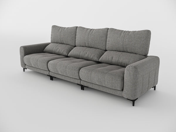Nathan Compact Recliner Three Seater Sofa