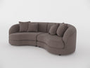 Chloe Curved 3 Seater Sofa