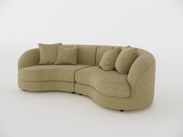 Chloe Curved 3 Seater Sofa