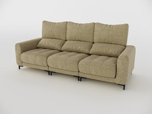 Nathan Compact Recliner Three Seater Sofa