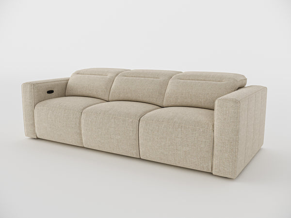 Richard Electric Recliner Three Seater Sofa