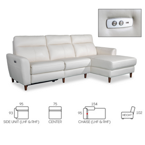 Edam L-Shape Recliner Sofa