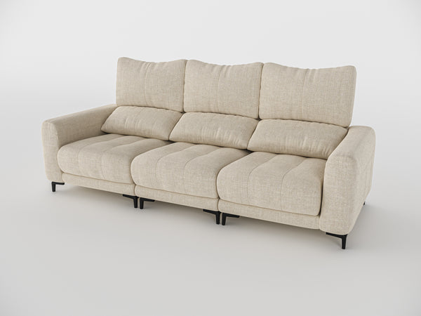 Nathan Compact Recliner Three Seater Sofa