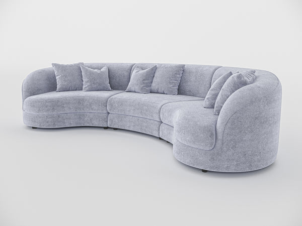 Chloe Curve Three Seater Sofa