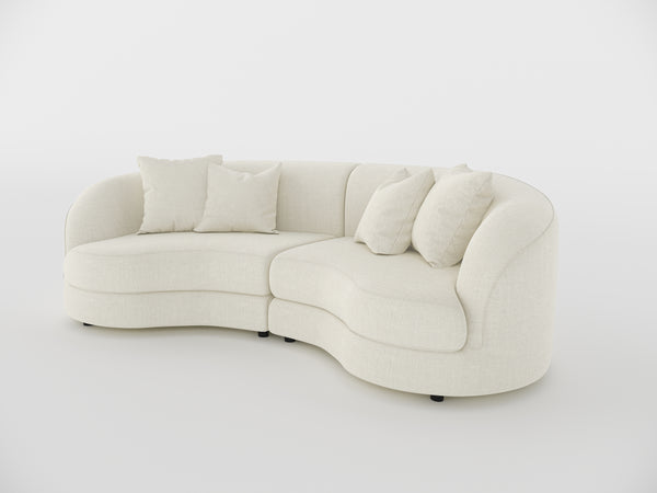 Chloe Curved 3 Seater Sofa