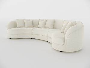 Chloe Curve Three Seater Sofa