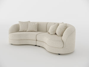 Chloe Curved 3 Seater Sofa