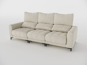 Nathan Compact Recliner Three Seater Sofa