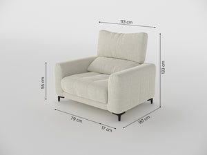 Nathan Compact Recliner One Seater Sofa