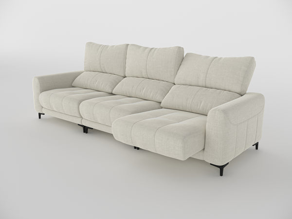 Nathan Compact Recliner Three Seater Sofa
