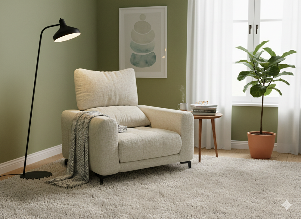 Nathan Compact Recliner One Seater Sofa
