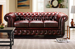 Ashbrooke Three Seater Chesterfield Sofa