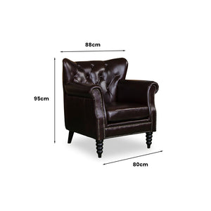 Athelstane Chesterfield Armchair