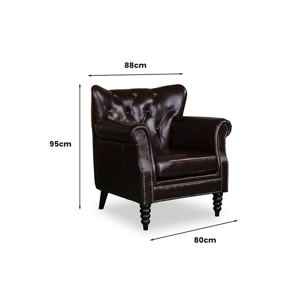 Athelstane Chesterfield Armchair