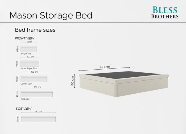 Mason Storage Bed