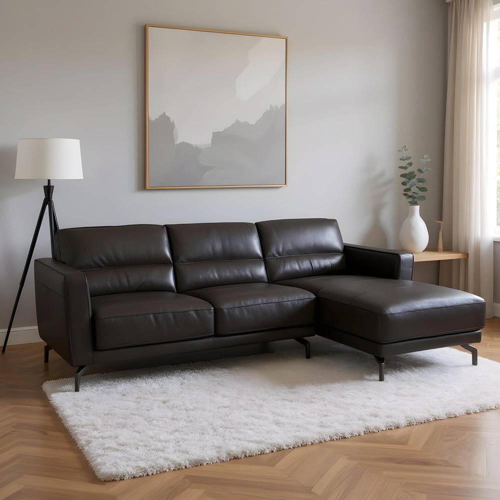Benjamin Full Leather Sofa