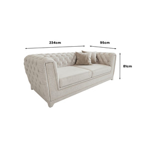 Bradford Chesterfield 3 Seater Sofa
