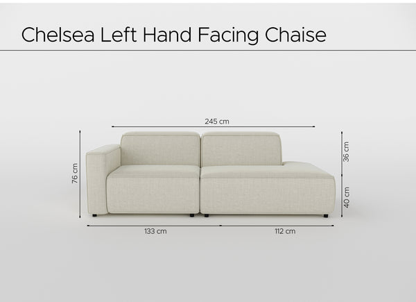 Chelsea Chaise Left Sofa