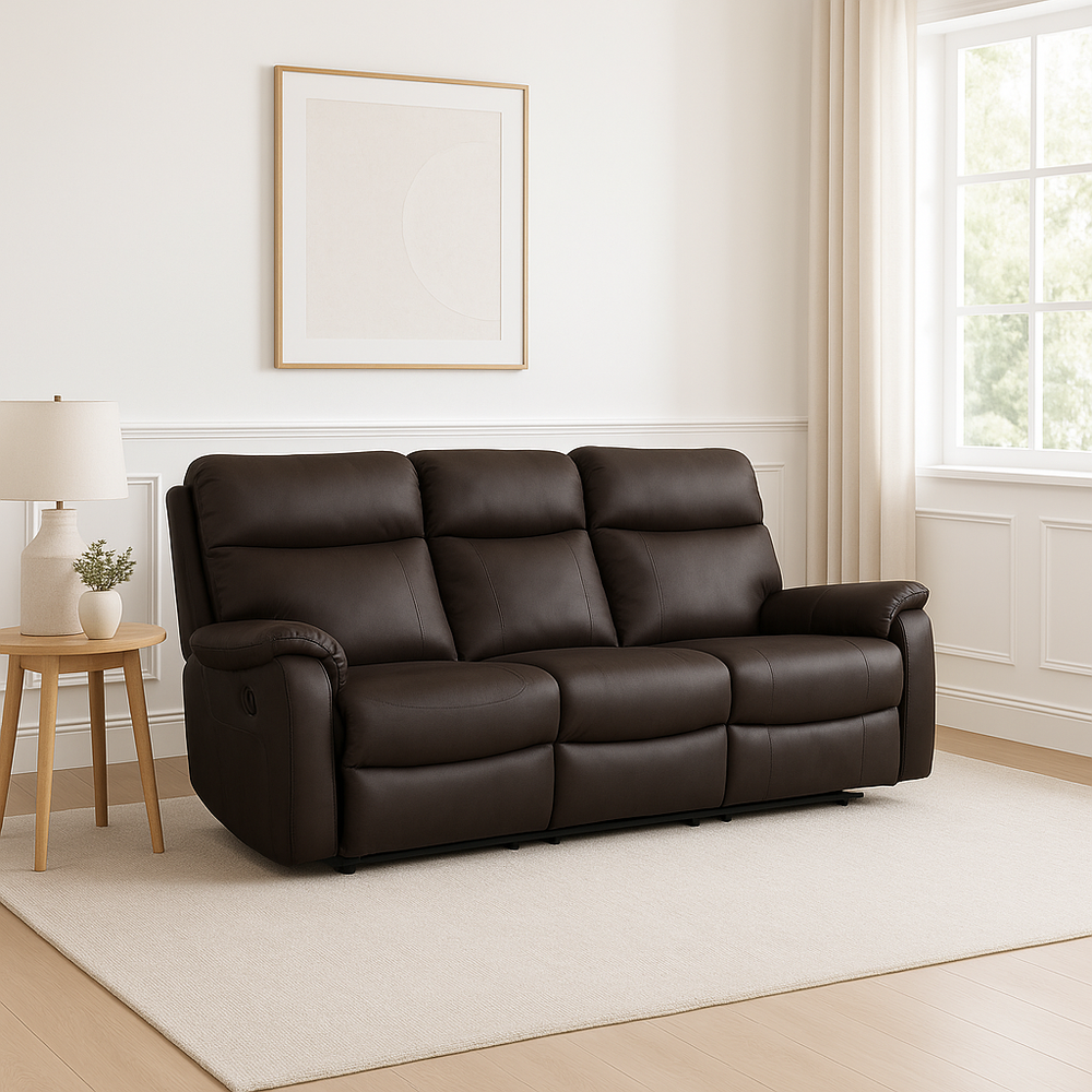 Excel Recliner Three Seater Sofa