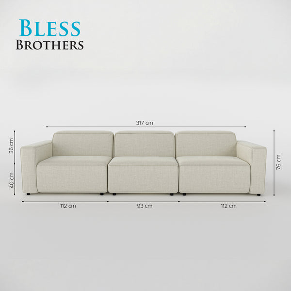 Chelsea 5 Seater Extended Sofa