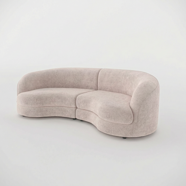 Chloe Curved 3 Seater Sofa