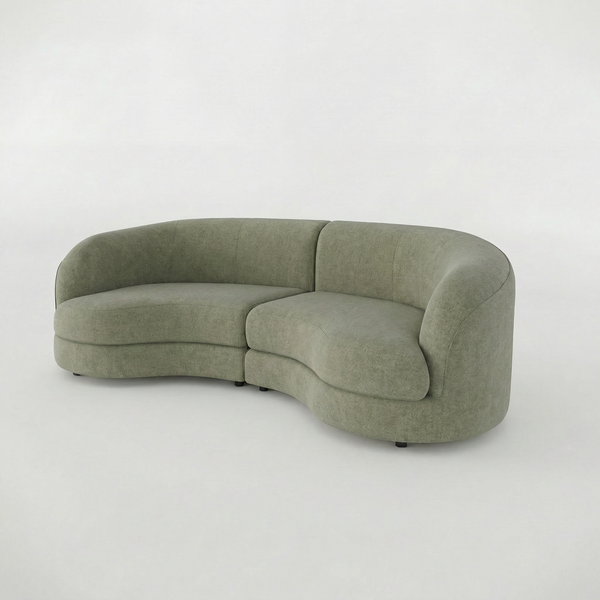 Chloe Curved 3 Seater Sofa