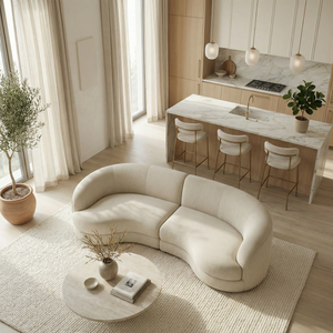 Chloe Curved 3 Seater Sofa