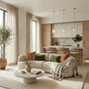 Chloe Curved 3 Seater Sofa