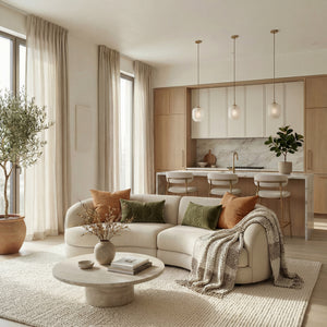 Chloe Curved 3 Seater Sofa