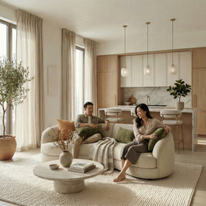 Chloe Curved 3 Seater Sofa