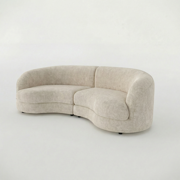 Chloe Curved 3 Seater Sofa