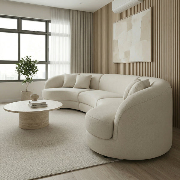 Chloe Curved 5 Seater Sofa