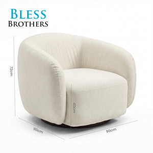 Chloe Swiveling Armchair