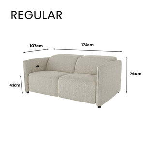 Delilah Electric Recliner 2 Seater Sofa
