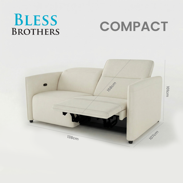 Delilah Electric Recliner 2 Seater Sofa