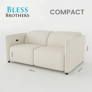 Delilah Electric Recliner 2 Seater Sofa