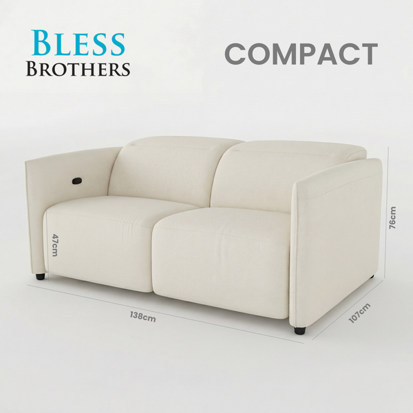 Delilah Electric Recliner 2 Seater Sofa
