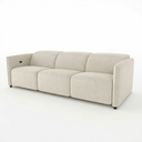 Delilah Electric Recliner 3 Seater Sofa