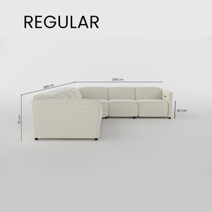 Delilah Electric Recliner Corner Sofa