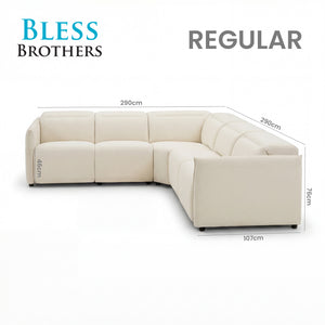 Delilah Electric Recliner Corner Sofa